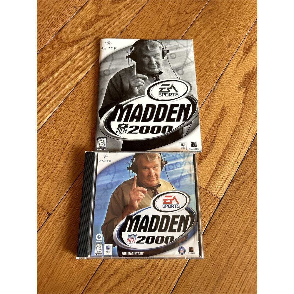 Madden 2000 For Macintosh Mac Disc And Manual Included Aspyr NFL Rated E